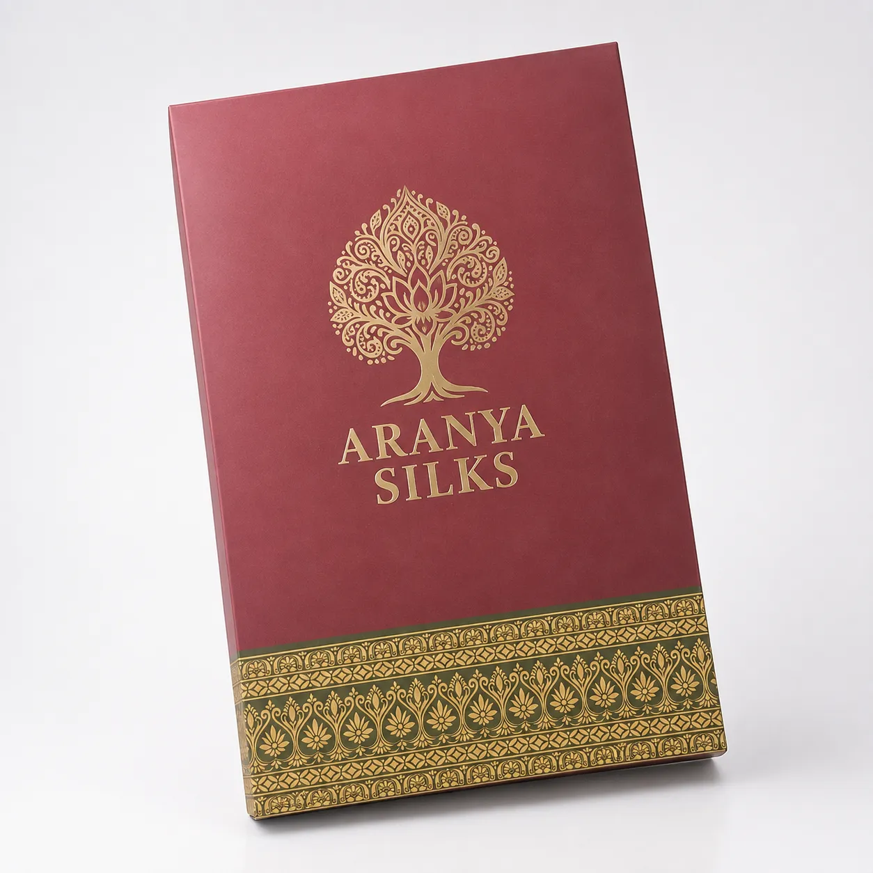 Aranya Silks packaging
