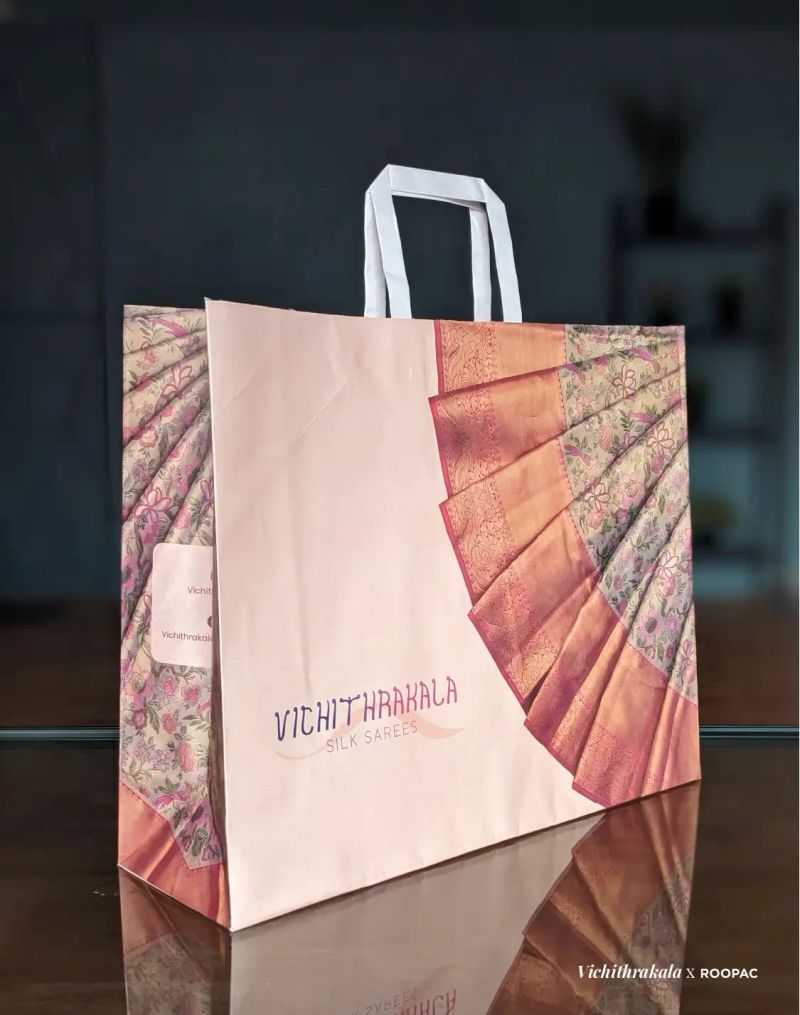 Vichithrakala Silk Sarees packaging photo 2