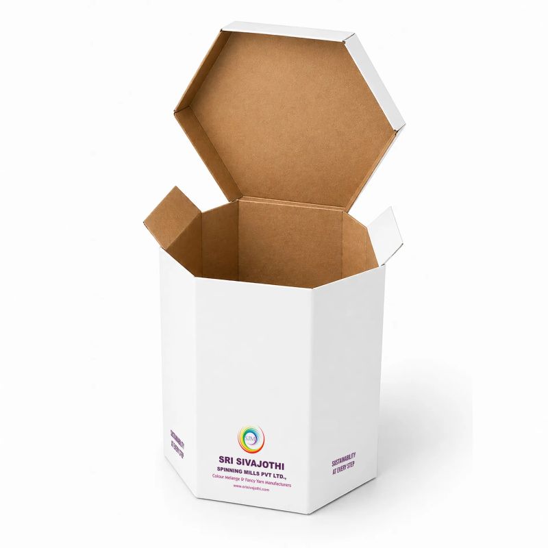 Hexagon Corrugated Box