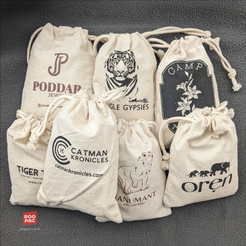 Cotton Drawstring Pouch