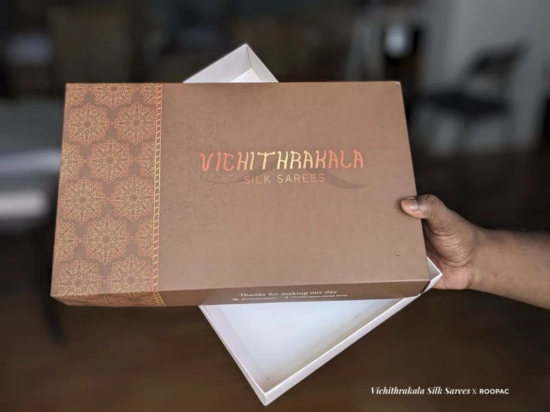 Vichithrakala Silk Sarees packaging photo 4